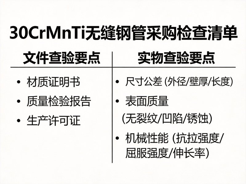 30CrMnTi无缝钢管采购指南：佛坪地区如何选择优质供应商？